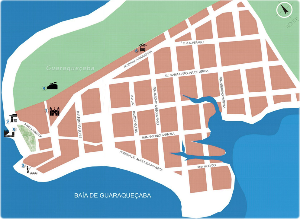 Mapa Guaraqueçaba