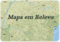 Mapa relevo PR