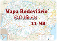 Mapa Rodoviario PR